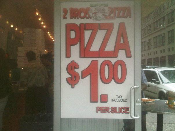 $1 Pizza so Yummy Good
